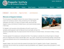 Tablet Screenshot of kappelerinstitute.org